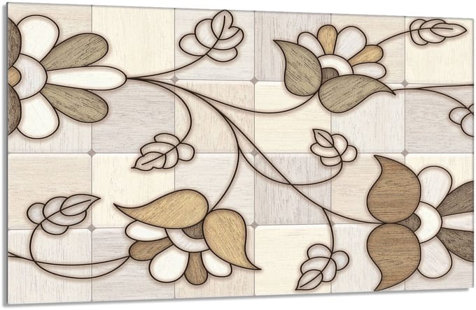 TMK ArtDeko - Snijplank - 80x52 cm - Mozaïek - Gehard Glas
