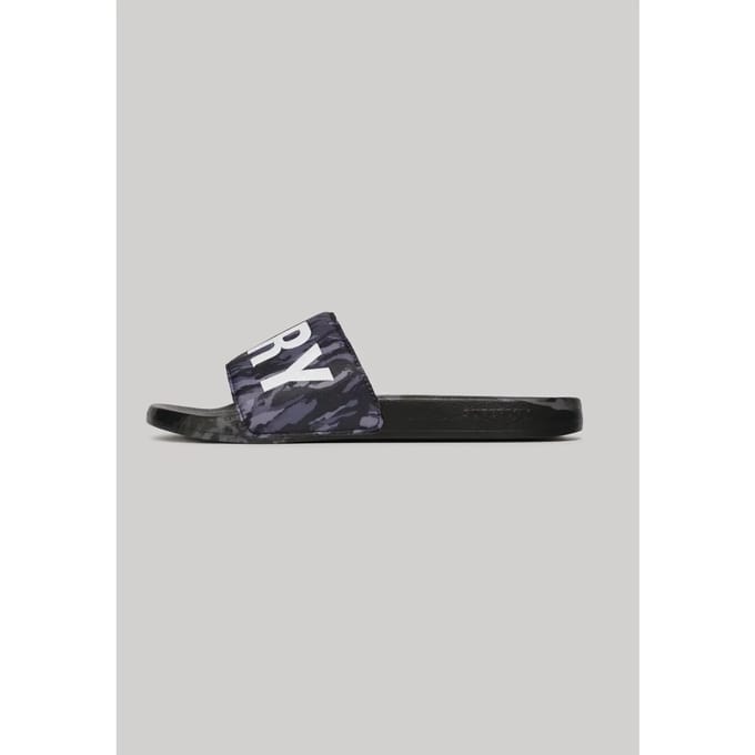 Superdry - Vegan Camo badslippers - Heren - Slippers