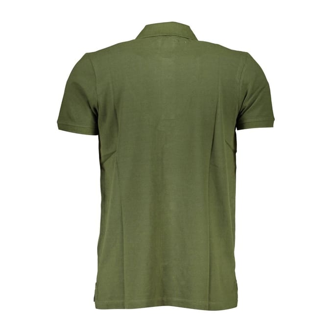 Gianmarco Venturi Verde Katoenen Heren Polo