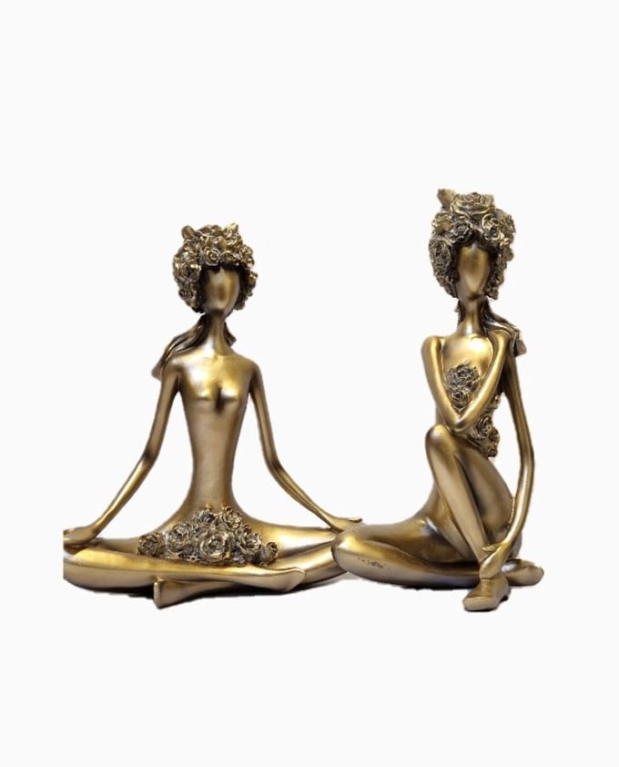 Gilde Handwerk - Figurine - Woman - Rose