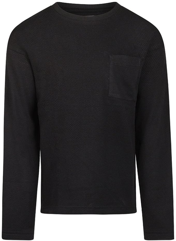 No Way Monday Jongens Loose Fit T-shirt - Black