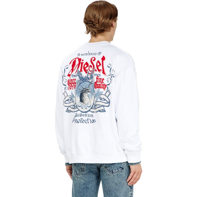 sweatshirt met logoprint