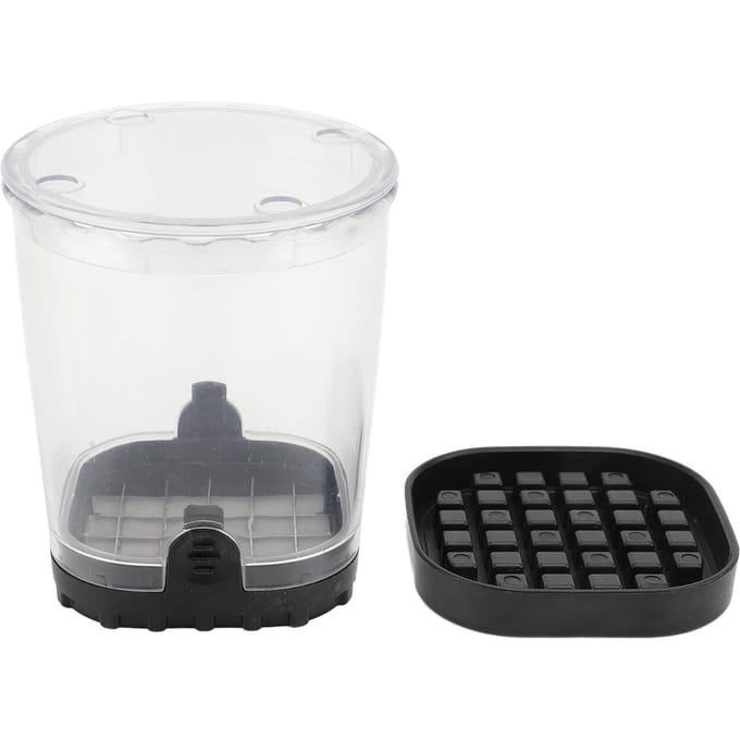 Fruit Hakker Beker ABS Roestvrij Staal Groente Voedsel Snijder Afneembaar Fruit Snijder Keuken Gadget white