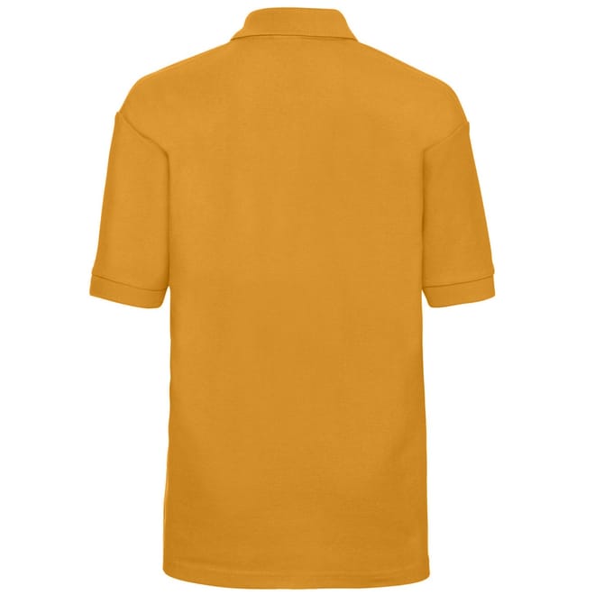 Russell Poloshirt van katoen voor kinderen (Goud)