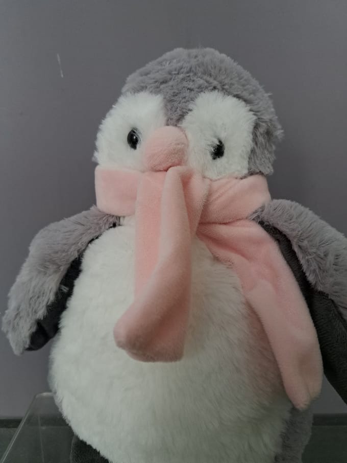 warmte knuffel pinguin - aroma home - hottie - geschenk voor kinderen - warmies