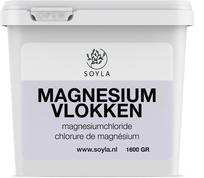 Magnesium vlokken - Magnesium Chloride - 1600 gram - Herkomst Nederland