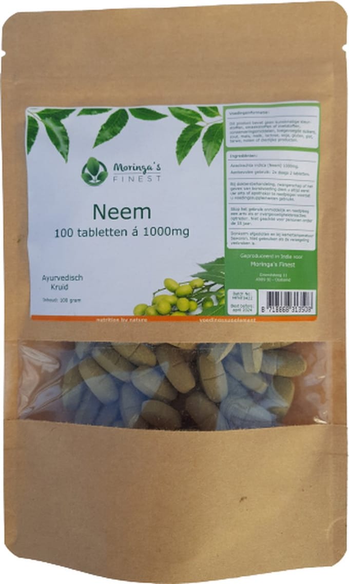 Moringa's Finest - Neem Tabletten - 500mg 200stk