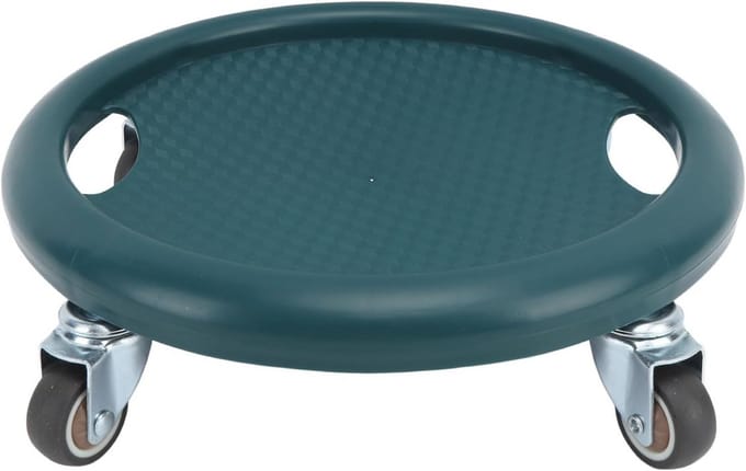 Buikspierwiel - Buiktrainer - Krachtraining thuis - 360 graden draaibaar - Compact ontwerp - Donkergroen