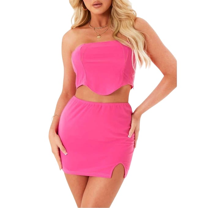 Missy Empire Bodycon-minirok voor dames (Roze)