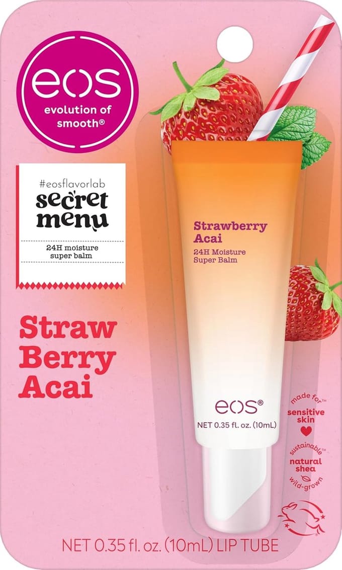 eos 24H Moisture Super Balm - Aardbei Acai - 10ml