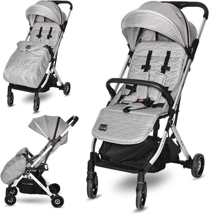 Inklapbare Kinderwagen voor Baby's - Lichtgewicht en Compact tot 15 Kg - Ideaal voor Vliegreizen