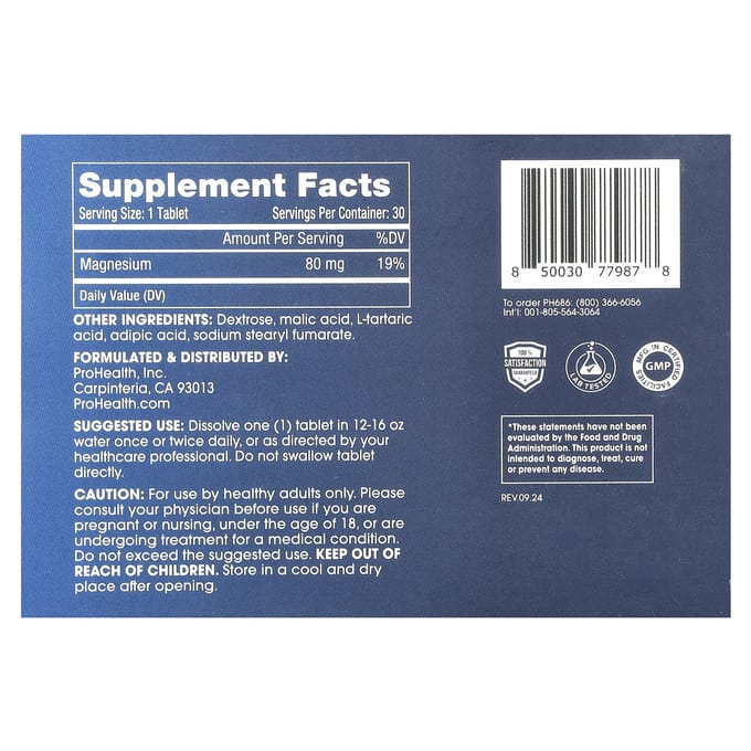 Moleculaire Waterstof, Longevity Tabletten, Bruistabletten 30 Tabletten