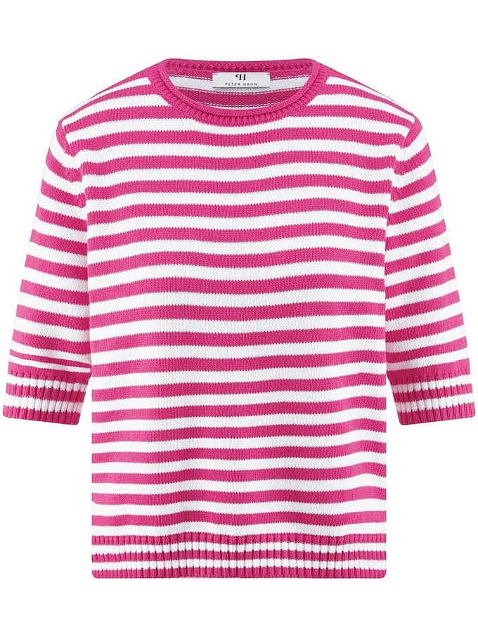 Trui ronde hals Van Peter Hahn pink