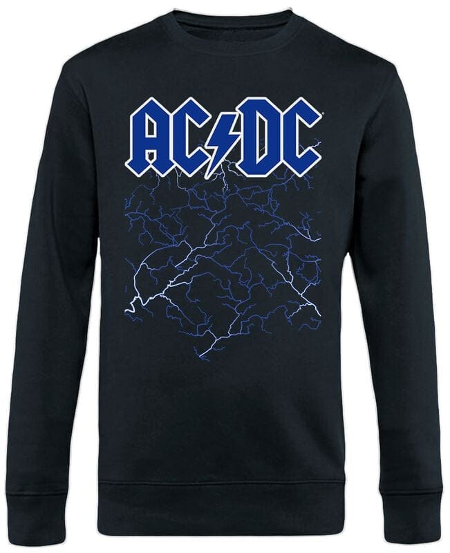 AC/DC Sweatshirts - Lightning - S tot 5XL - voor Mannen - zwart