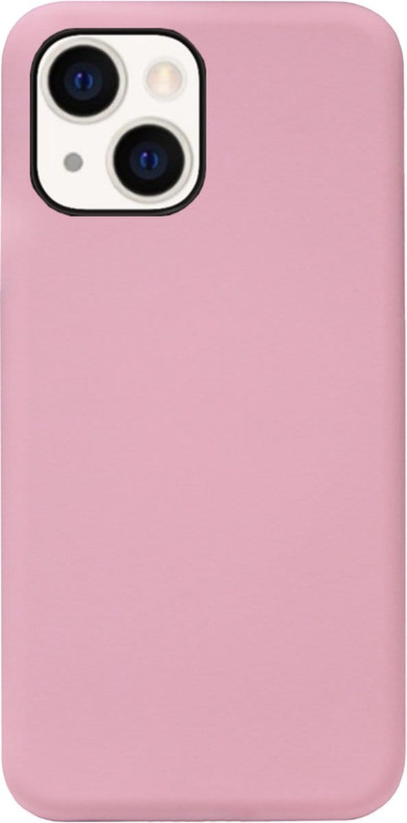ADEL Siliconen Back Cover Softcase Hoesje Geschikt voor iPhone 14 Plus - Roze