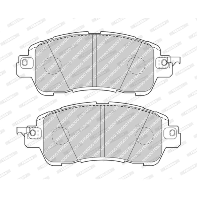 Remblokset FERODO FDB5015, voor