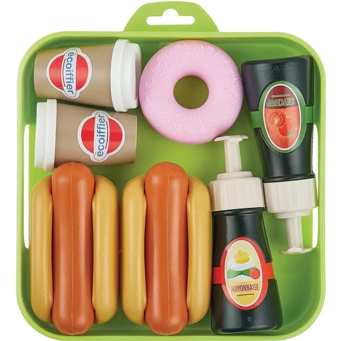 Ecoiffier Play food Play set 8 pieces.
