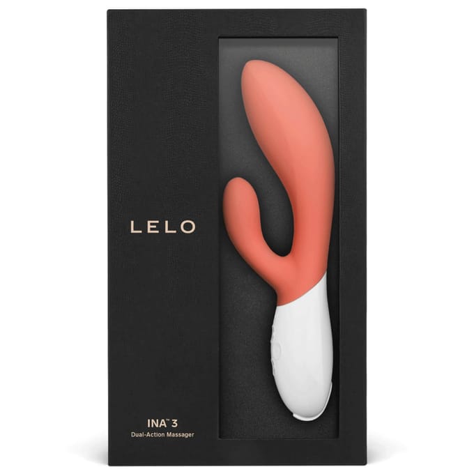LELO INA 3 – Rabbitstimulator – Waterdicht – 10 Trilstanden – Coral Red