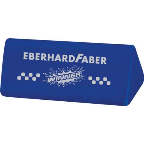 Eberhard Faber gum - Winner - driekantig - blauw - EF-585460