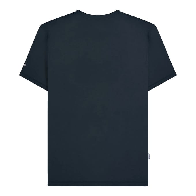 Lambretta Heren SS25 Racing Stripe T-shirt (Marine, Rood, Wit)