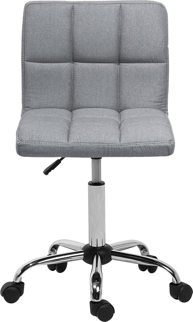 MARION - Bureaustoel - Grijs - Polyester