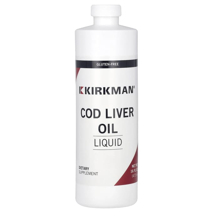 Kirkman Labs, vloeibare kabeljauwleverolie, 473 ml (473 ml)