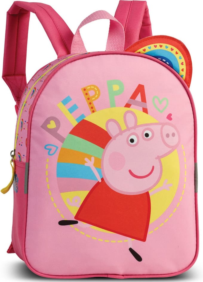 Peppa Pig Peuterrugzak, Rainbow - 29 x 23 x 10 cm - Polyester