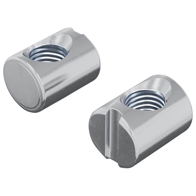 vidaXL - Vijzelbouten - 2 - st - zilver - M6 - x - 13 - mm - Metaal