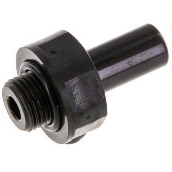 8mm x G1/8'' insteekfitting POM buitendraad NBR [5 Stuks]