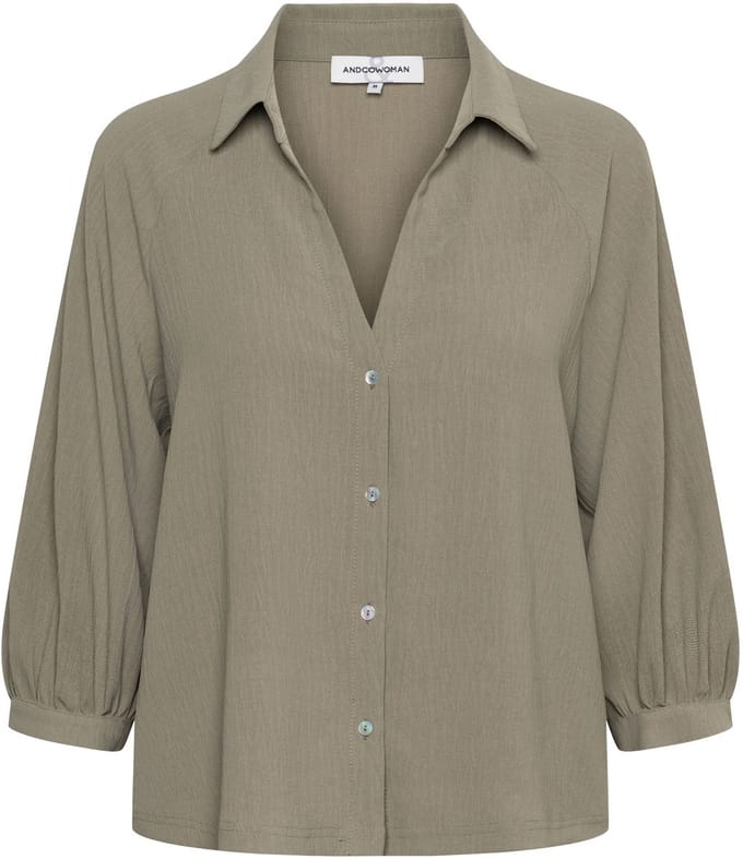 &Co Women blouse Marijke - Khaki