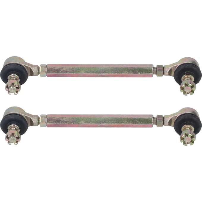 2 Stuks Stuurkogel M10 10mm Draad Staallegering Stabilisatorstang Eindset voor 50cc 70cc 90cc 110cc ATV gray