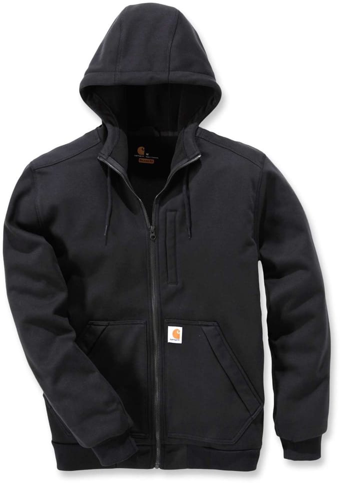 Carhartt Wind Fighter Hooded Sweatshirt Black Heren