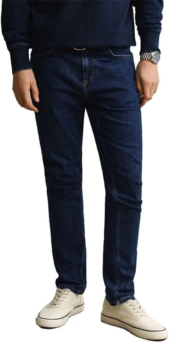 Gant 1000020 Slim Fit Spijkerbroek Blauw 31 / 34 Man