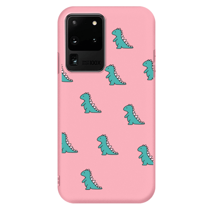 Mocaa  Samsung Galaxy S20 Ultra Dino Case Roze