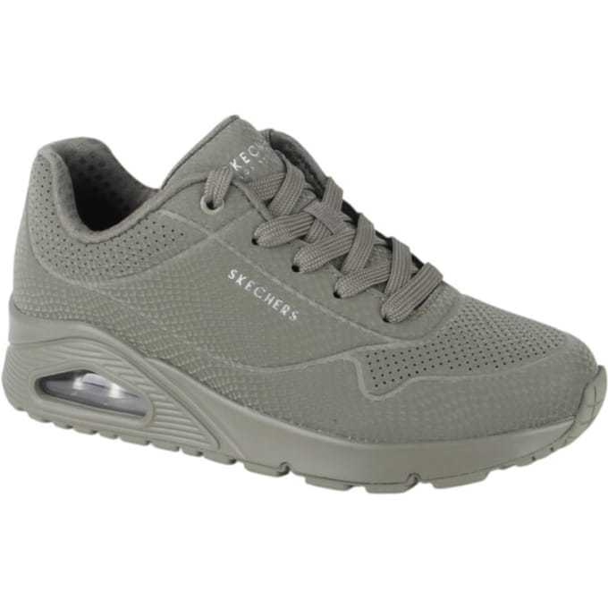 Skechers Uno Shiny Scale Sneakers groen Textiel