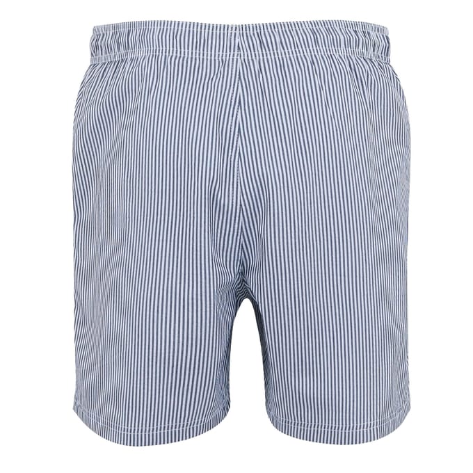 Regatta Heren Loras Stripe Seersucker Zwemshort (Marine)