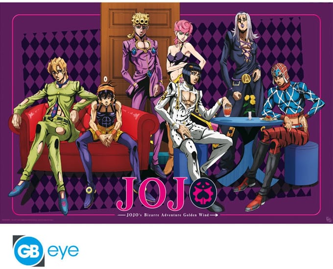Poster Jojo's Bizarre Adventure - Golden Wind Team 91,5x61cm