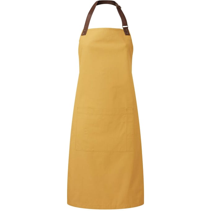 Premier Volwassenen Unisex Bijlage Slabberschort (Mosterd)