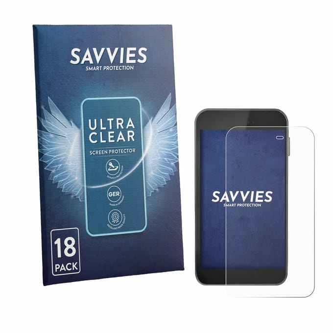 Savvies - Screenprotector voor Equil S Patch 300U - Folie Beschermfolie transparant 18 Stuks