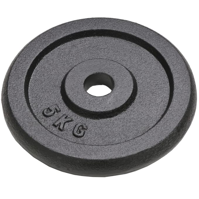 vidaXL - Halterschijven - 4 - st - 2x10 - kg - en - 2x5 - kg - gietijzer