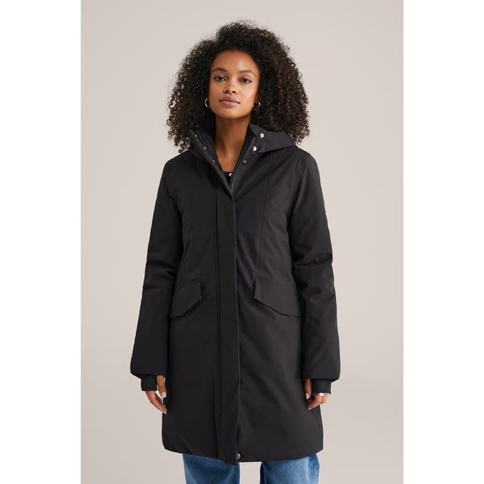 We Fashion Parka Black Größe: S | Parkas Outlet | Damen | Schwarz