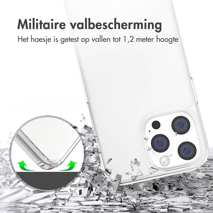Accezz Hoesje - Geschikt voor Apple iPhone 14 Pro Max - Xtreme Impact Backcover 2.0 - Transparant