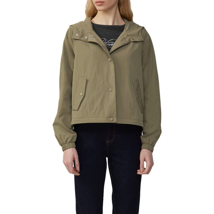 s.Oliver -qs Jackets Outdoor Green Größe: M | Cropped-Jacken Outlet | Damen | Grün