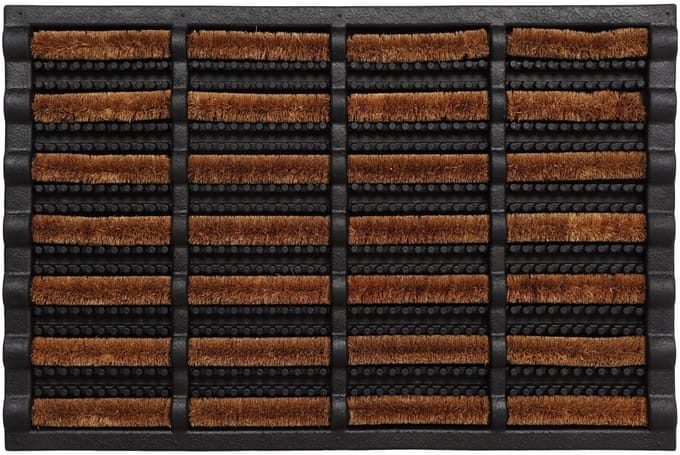 Luance Deurmat - rubber / kokosvezel - rechthoekig - 40 x 60 cm