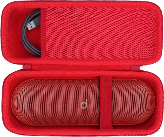 Draagbare Opbergtas voor Bluetooth Speaker - Geschikt voor Beats Pill - Rood, Bescherming en Stijl