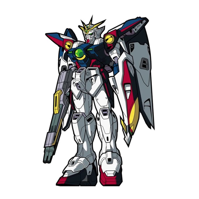 FiGPiN Gundam Wing Gundam Zero 3  Enamel Pin #697