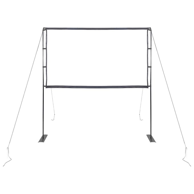 vidaXL Projectiescherm met standaards 100 inch 16:9
