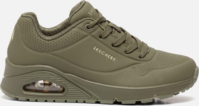 Skechers Uno - Stand On Air - Dames Sneakers - Olijfgroen
