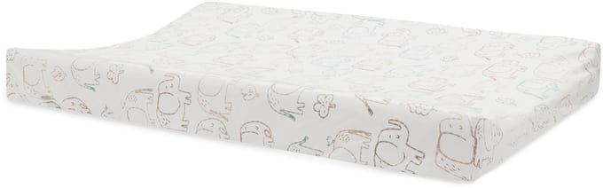 Jollein Aankleedkussenhoes - 50x70cm - Jersey - Elephant Tales