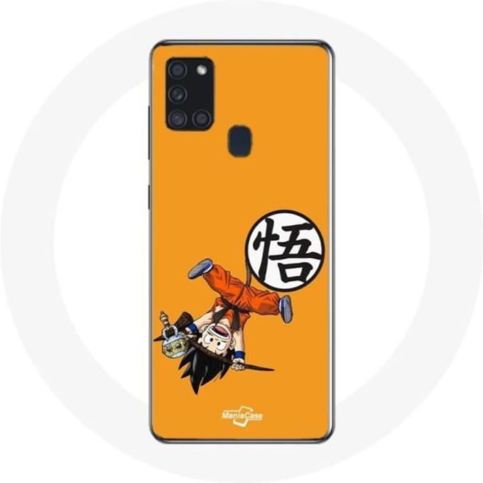 Coque Samsung Galaxy A21S Goku Dragonball Z Enfant Anime